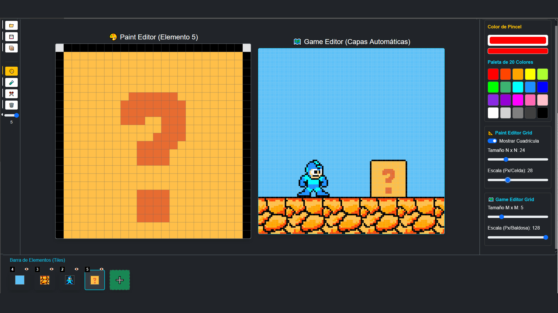 Captura de PixelArtMaker